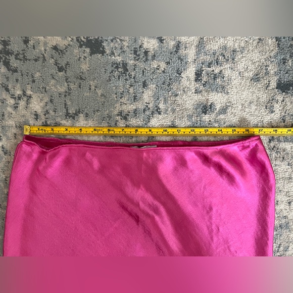 🚫SOLD🚫 ASOS Barbie Pink Midi Slip Skirt - Picture 9 of 9